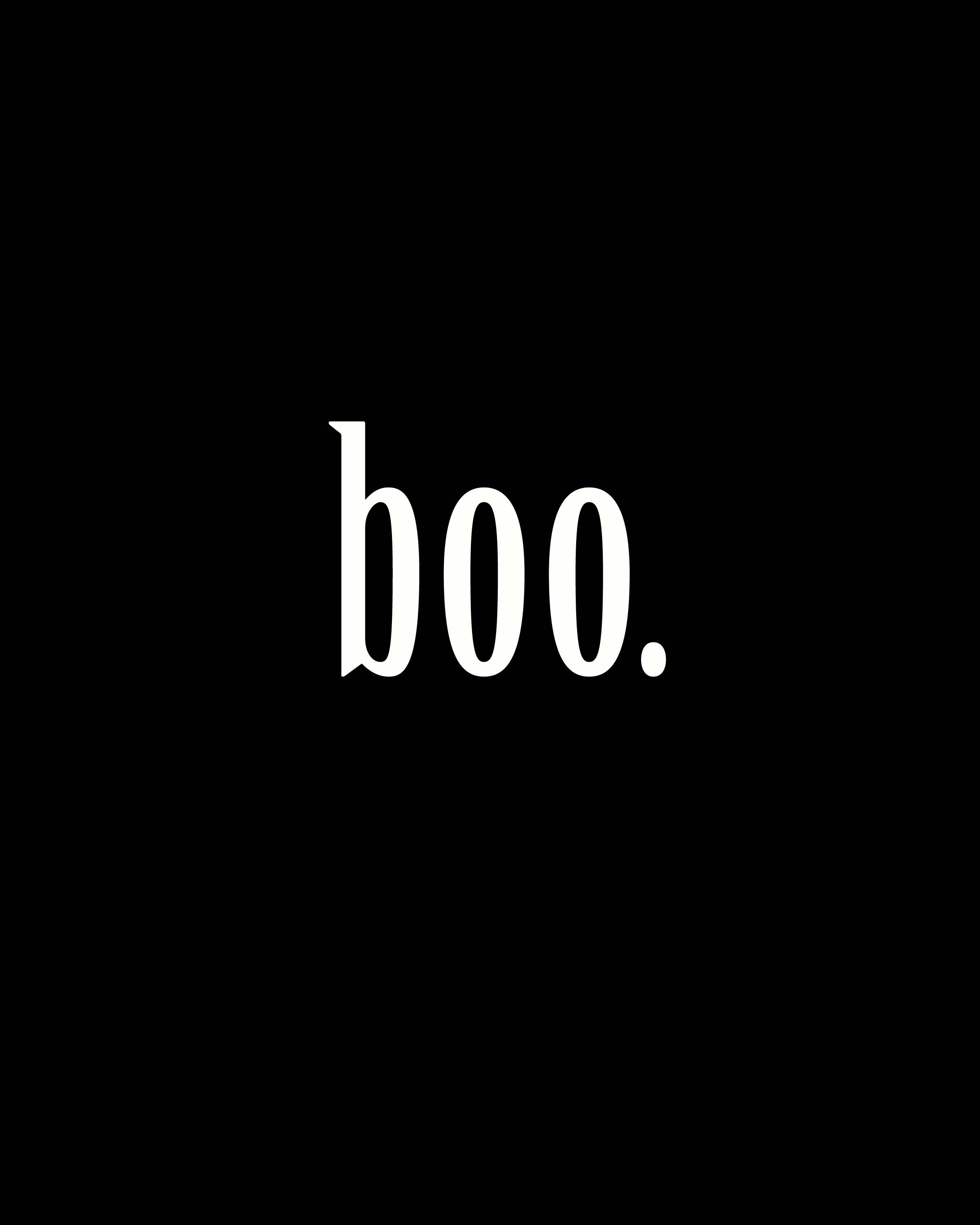 boo printable