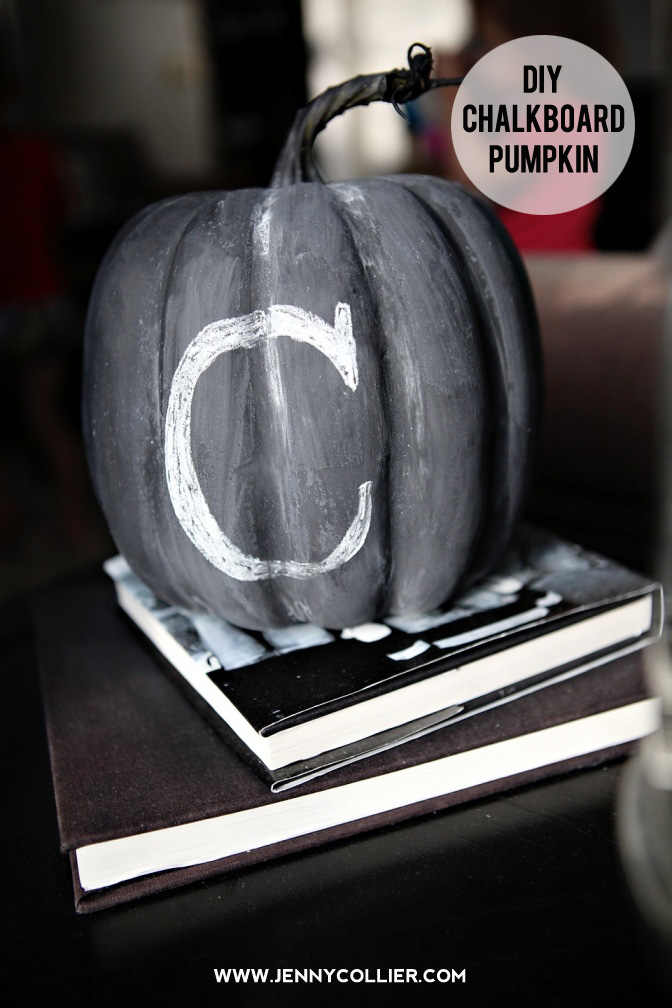 chalkboard pumpkin
