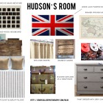 hudson’s room inspiration board