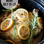 Healthy Menu {Week of July 15 – 21}