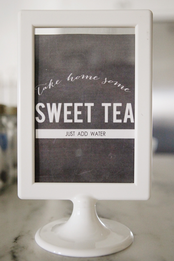 Sweet Tea Bridal Shower Favors