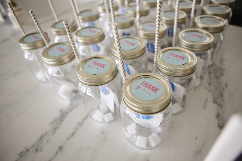 Sweet Tea in Mason Jar Favors