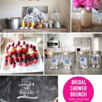 Pink and Gold Bridal Shower Brunch