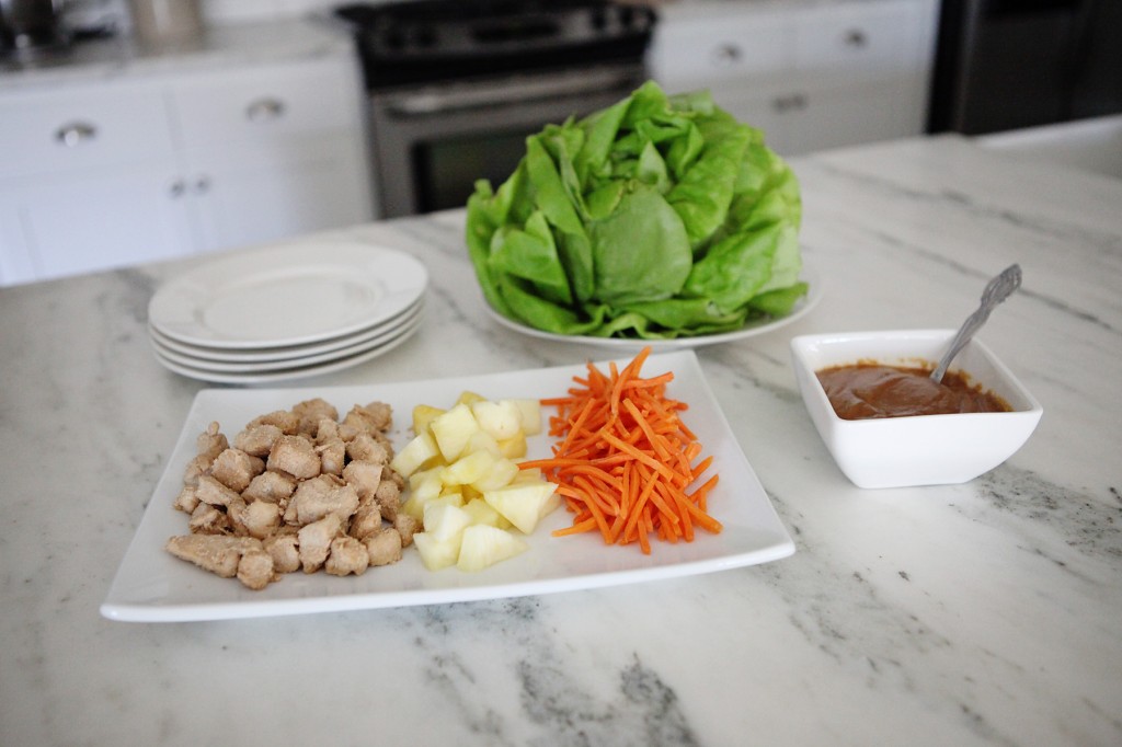 clean thai chicken lettuce wraps recipe