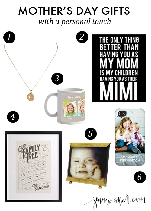 Mother’s Day gifts with a personal touch