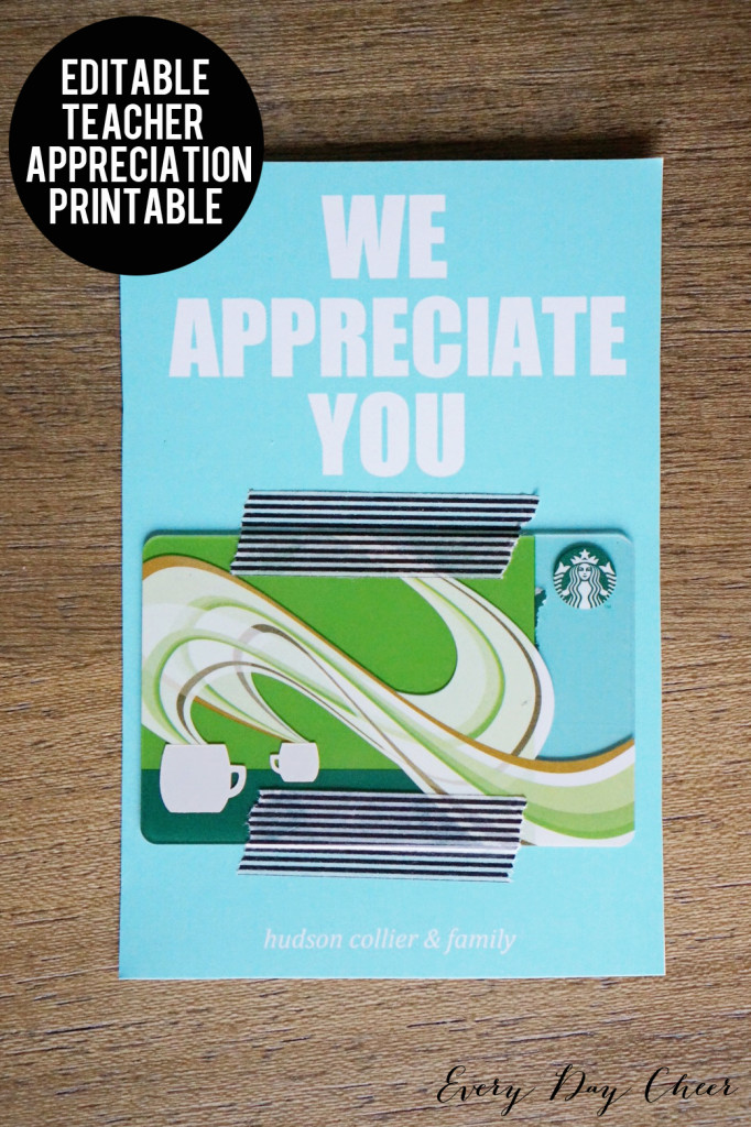 teacher appreciation