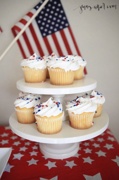 4th of july cupcakes