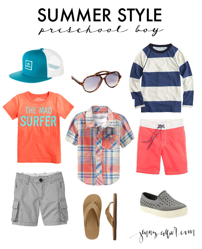 Summer Style for Preschool Boys & Girls