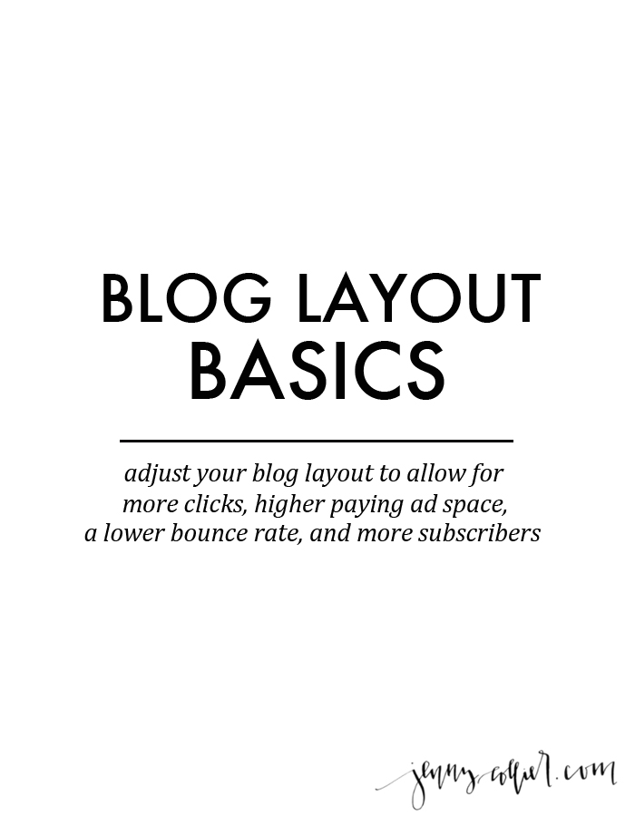 blog layout basics