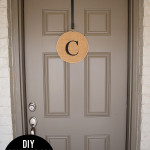 Monogram Burlap Wreath