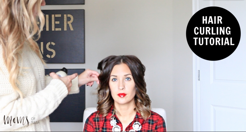 Hair Curling Tutorial Image