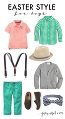 A round up of the cutest Easter dresses and accessories for girls and Easter outfits for boys.