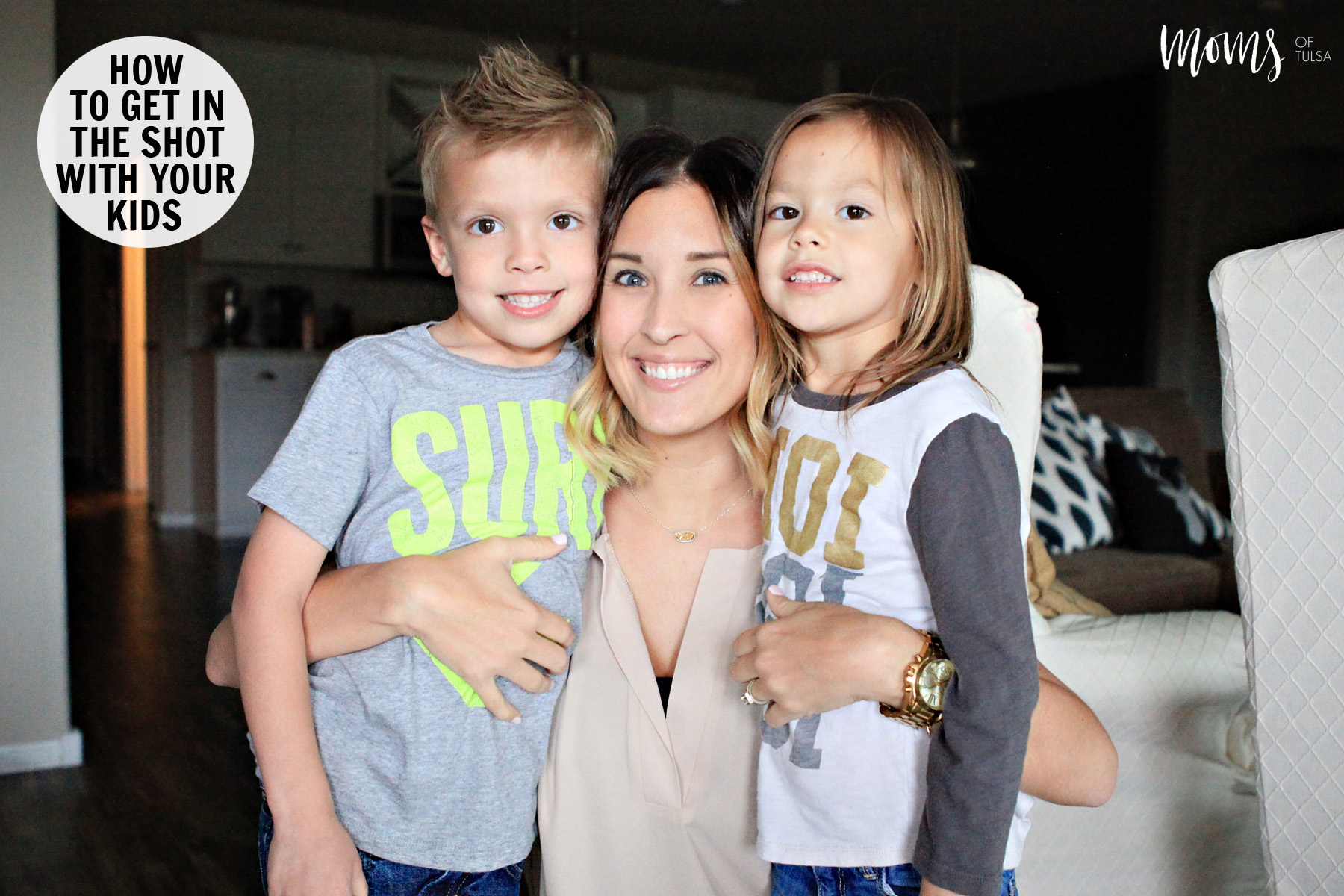 Ways to get in more photos with your children