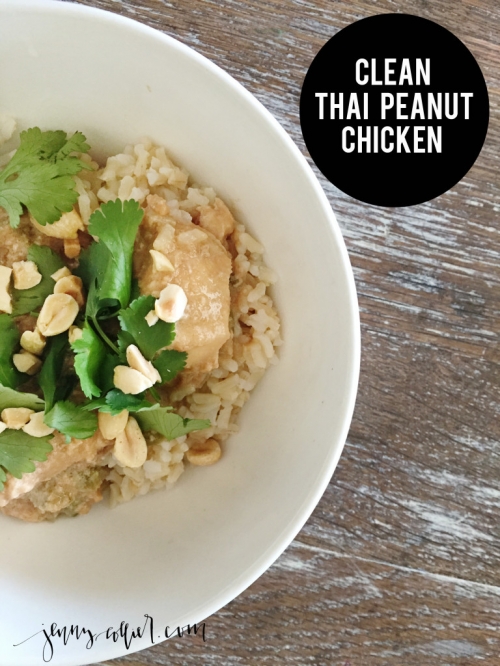 Clean Thai Peanut Chicken