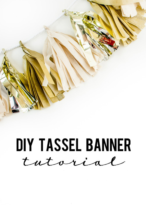 DIY Tassel Banner Tutorial