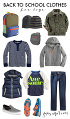 Back to school clothes boys