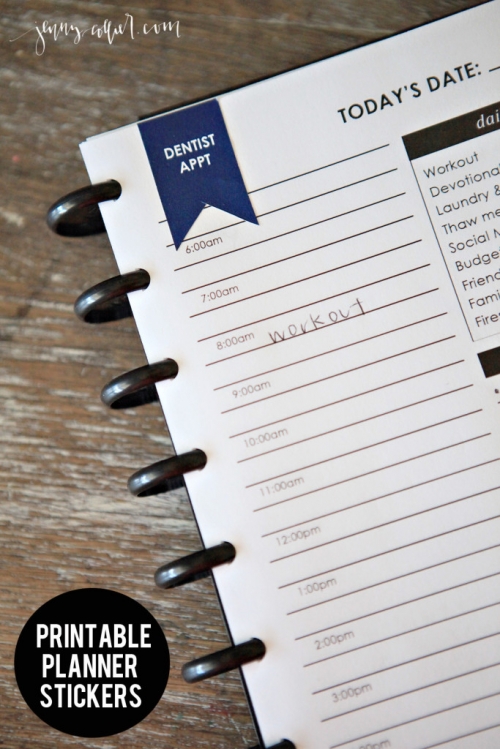 Printable Planner Stickers