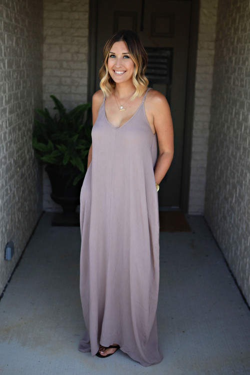 Cocoon maxi dress