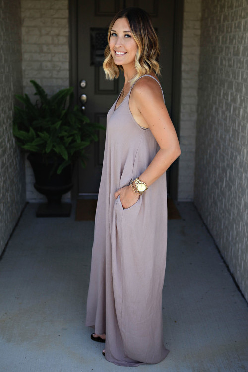 Cocoon maxi dress