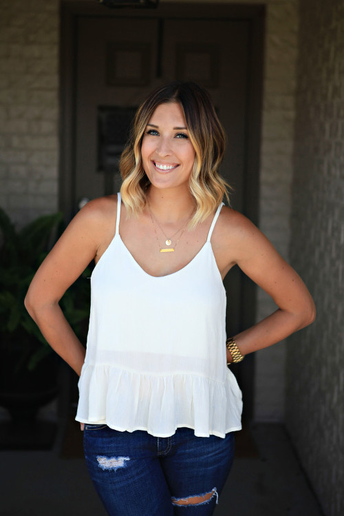Peplum Tank