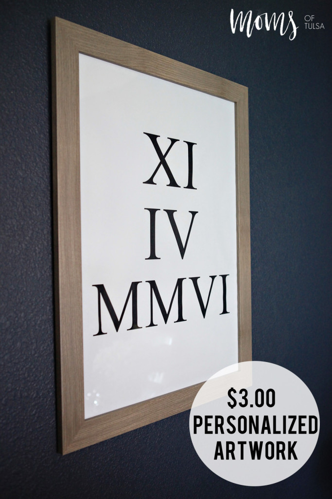 Roman Numeral Artwork