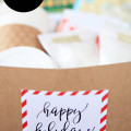 Neighbor Gift Basket with Printable Tag