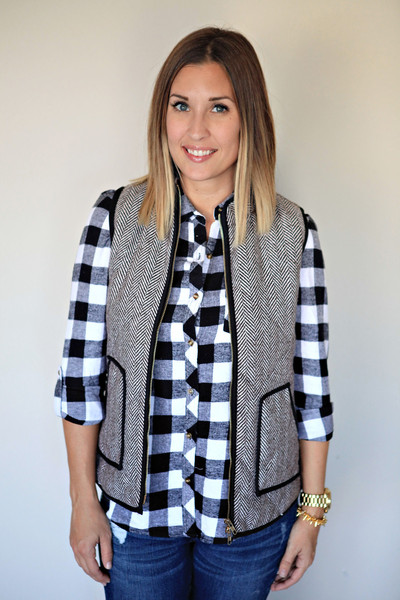 Herringbone Vest from Gray Monroe