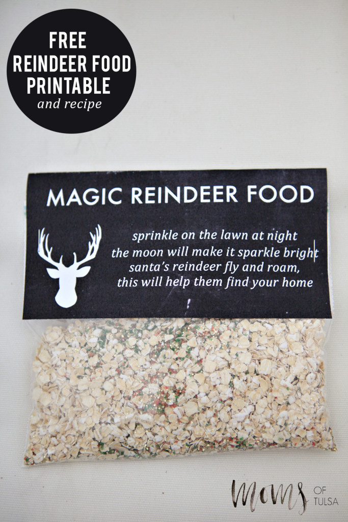 Reindeer Food Printable