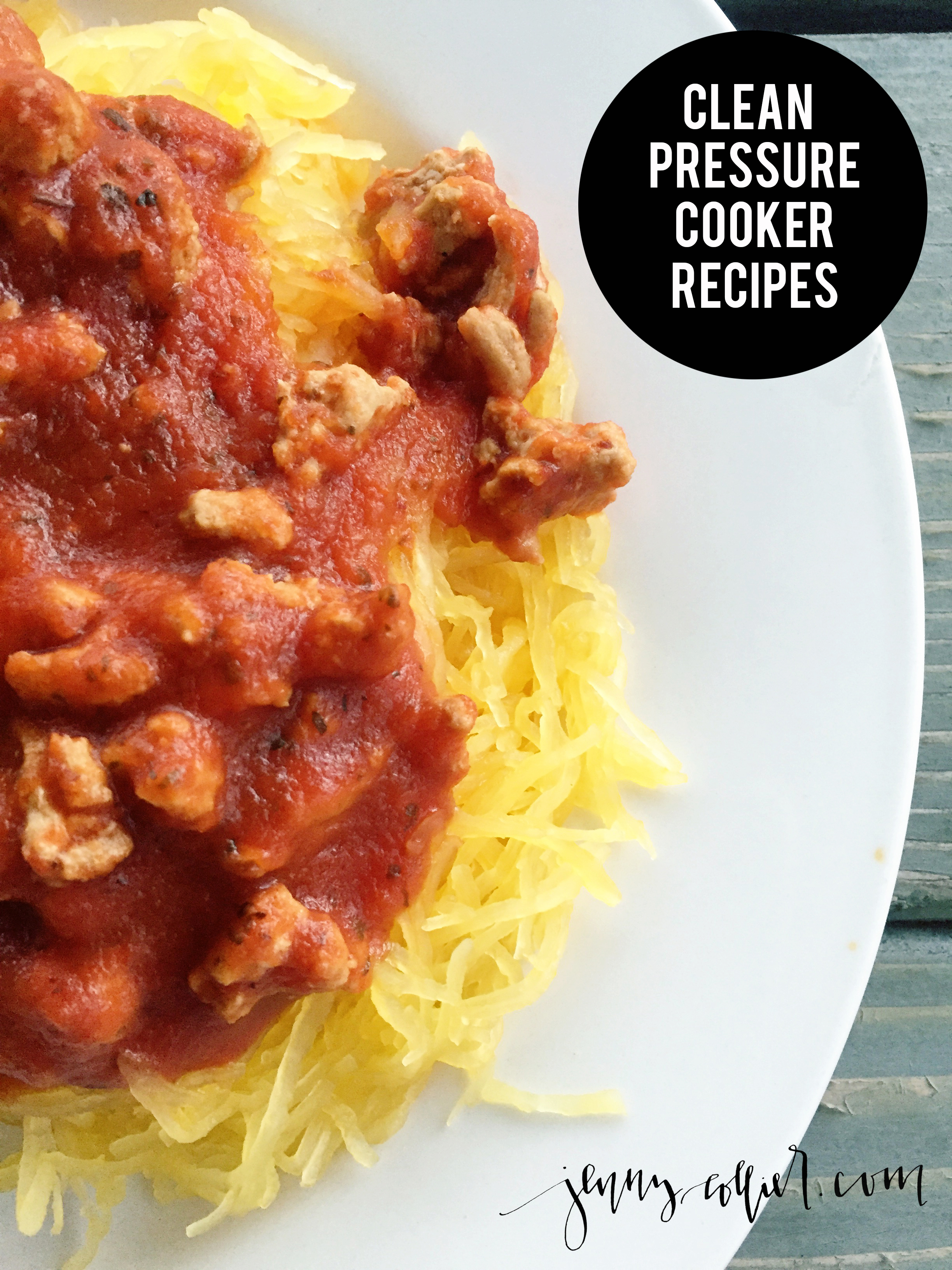 Clean Pressure Cooker Recipes