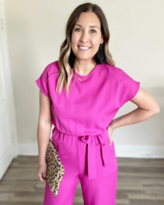 So much new at @graymonroe and pieces that we’re unable to restock like this darling jumpsuit.  I’m obsessed!